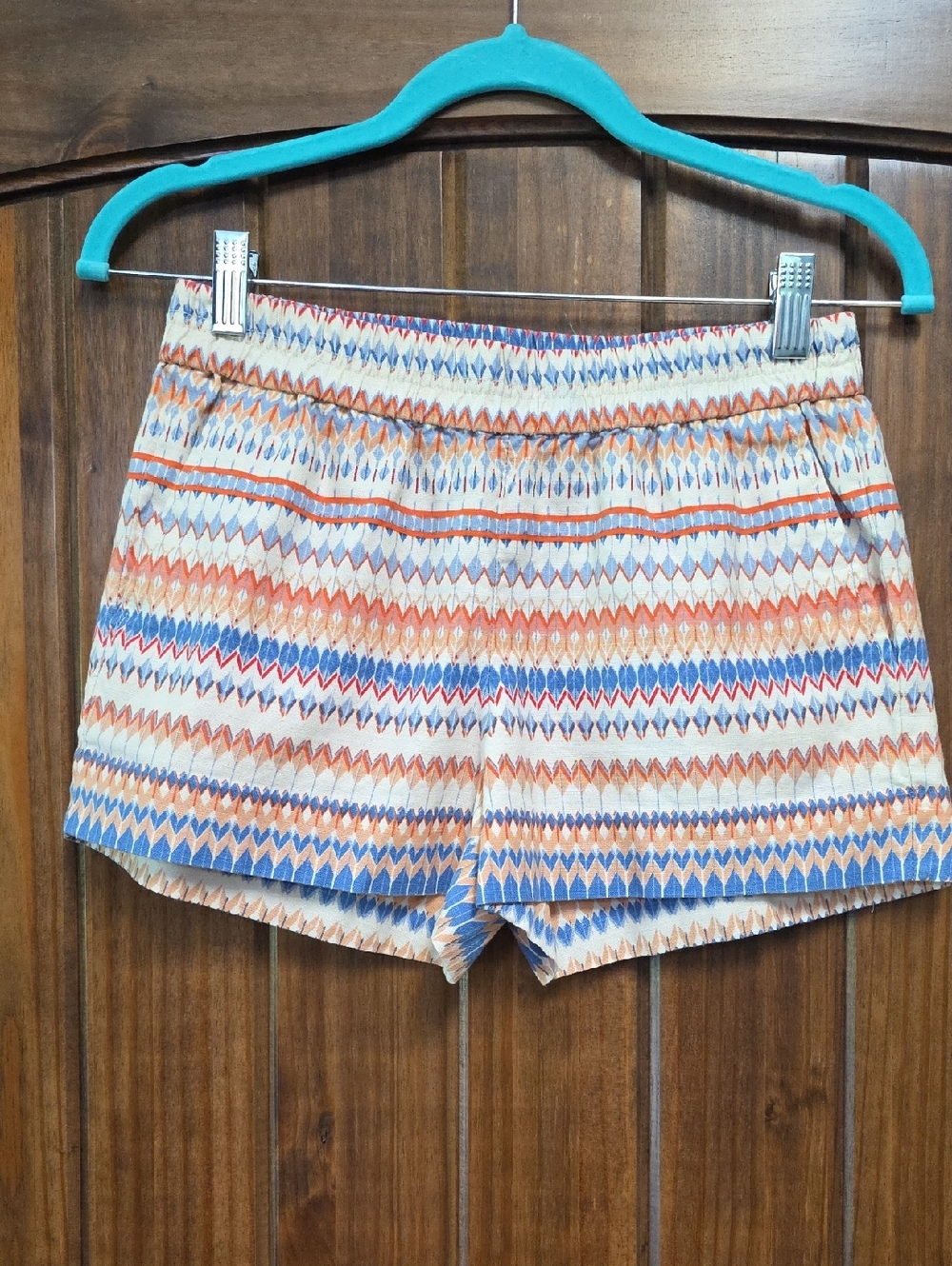 J.Crew multicolor geometric print shorts - Size 0